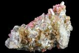 Roselite and Calcite Crystal Association - Morocco #159419-1